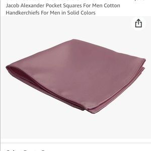 Jacob Alexander dusty rose pocket square